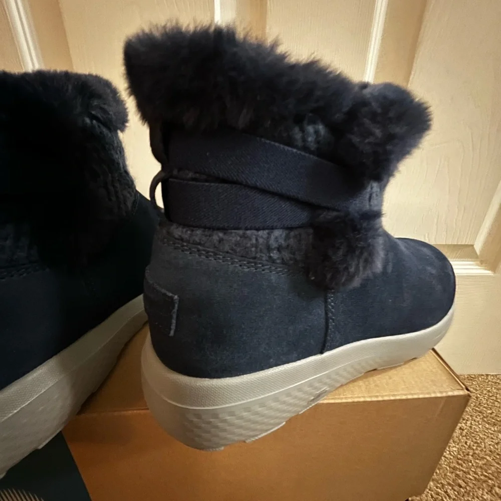 Skechers/On The Go City/NWT Women's Navy Boots Water Repellent size 7 - Picture 6 of 7